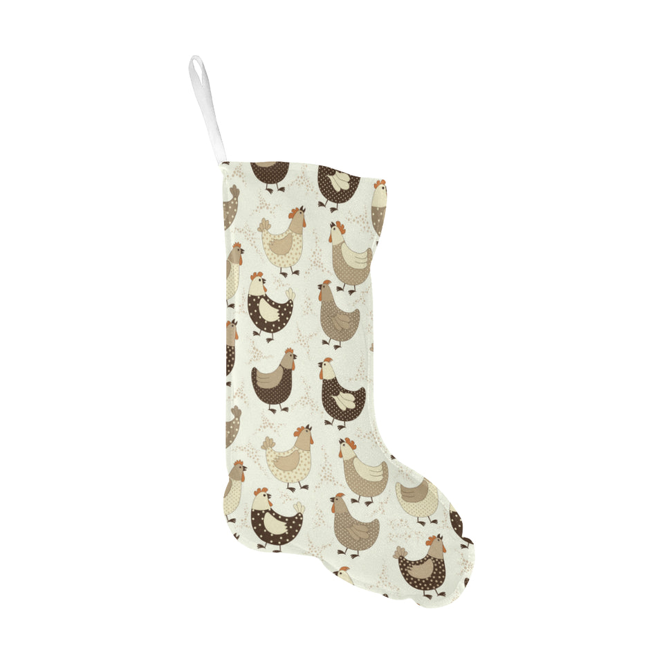 Cute rooster chicken cock Christmas Stocking