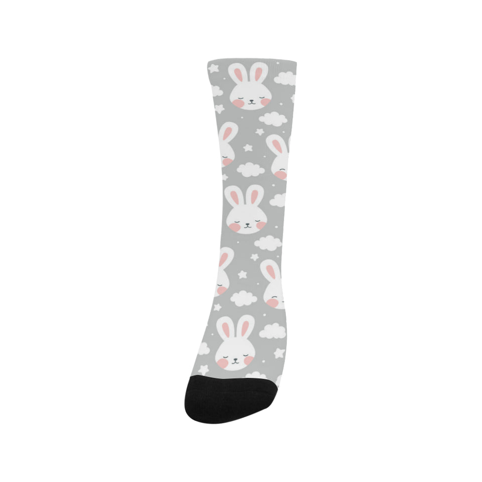 Rabbit cloud Pattern Crew Socks