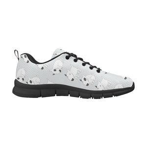 Bull Terrier Pattern Print Design 01 Men's Breathable Sneakers ( Model 055)