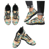 Eagle Pattern Print Design 02 Men's Breathable Sneakers ( Model 055)
