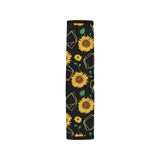 sunflower golden polygonal shapes Car Seat Belt Cover