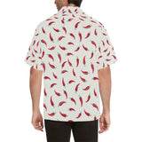 Chili peppers pattern Men's All Over Print Hawaiian Shirt