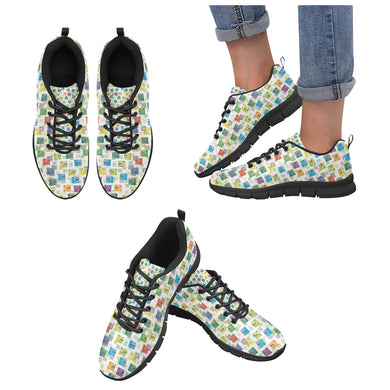 Chemistry Periodic Table Pattern Print Design 05 Women's Sneaker Shoes