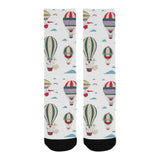 Hot air balloon pattern Crew Socks