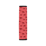 Ostrich Pattern Print Design 03 Car Seat Belt Cover