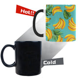 Banana Palm Leaves pattern background Morphing Mug Heat Changing Mug
