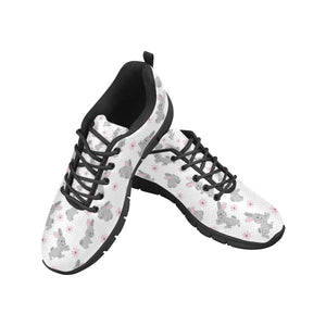 Watercolor cute rabbit pattern Women's Sneaker Shoes
