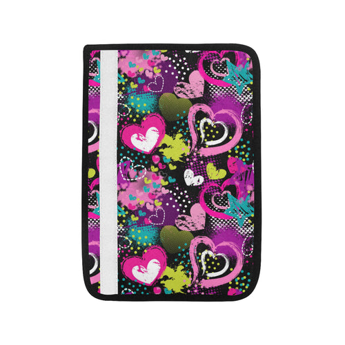 heart dot wave star creative design pattern Car Seat Belt Cover