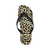Leopard print design pattern Unisex Flip Flops