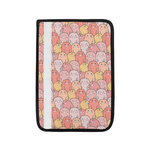 Pig Pattern Print Design 04 Car Seat Belt Cover