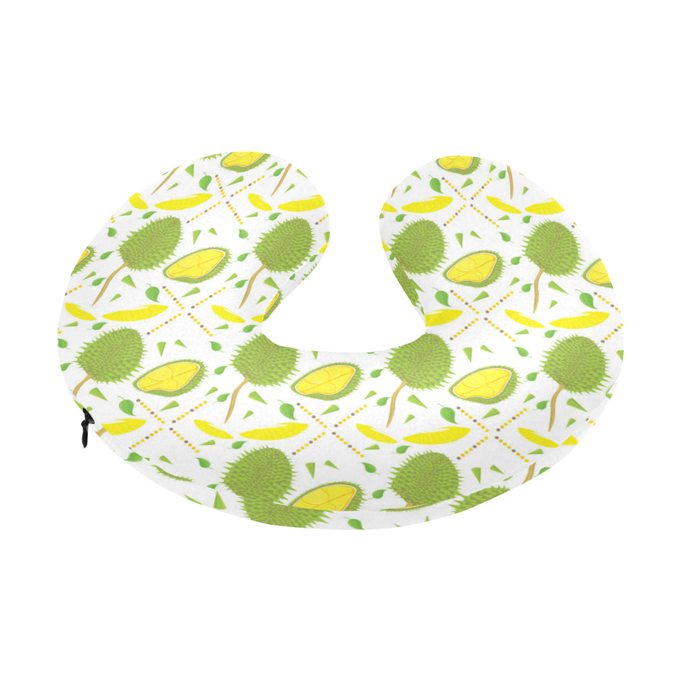 Durian pattern background U-Shaped Travel Neck Pillow