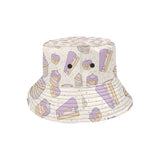 Cakes pies tarts muffins and eclairs purple bluebe Unisex Bucket Hat