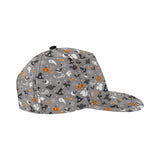 Halloween design pattern All Over Print Snapback Cap