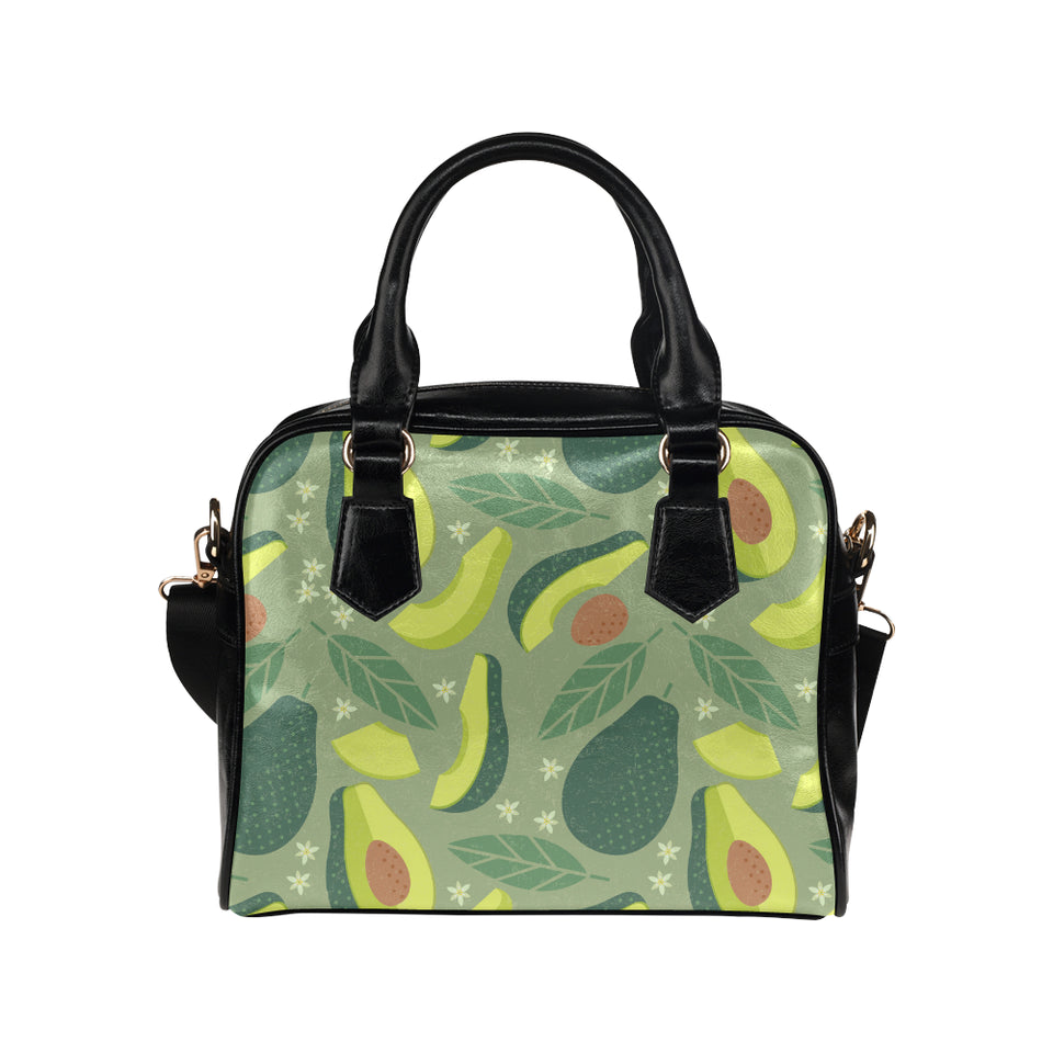 Avocado pattern Shoulder Handbag
