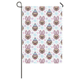 Cute pug hat rabbit costume pattern House Flag Garden Flag