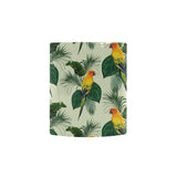 Beautiful parrot palm leaves pattern Morphing Mug Heat Changing Mug