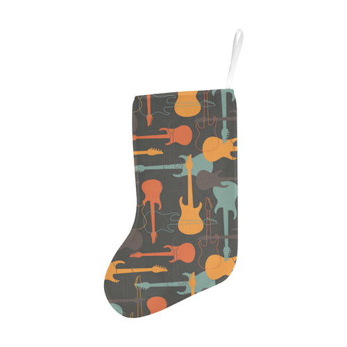 electric guitars pattern Christmas Stocking