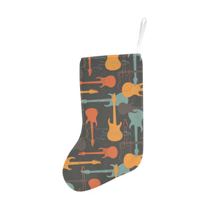 electric guitars pattern Christmas Stocking