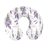lavender flower design pattern U-Shaped Travel Neck Pillow