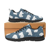 polar bear mother her child pattern Women's Sneaker Shoes