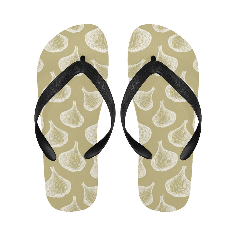 Garlic design pattern Unisex Flip Flops