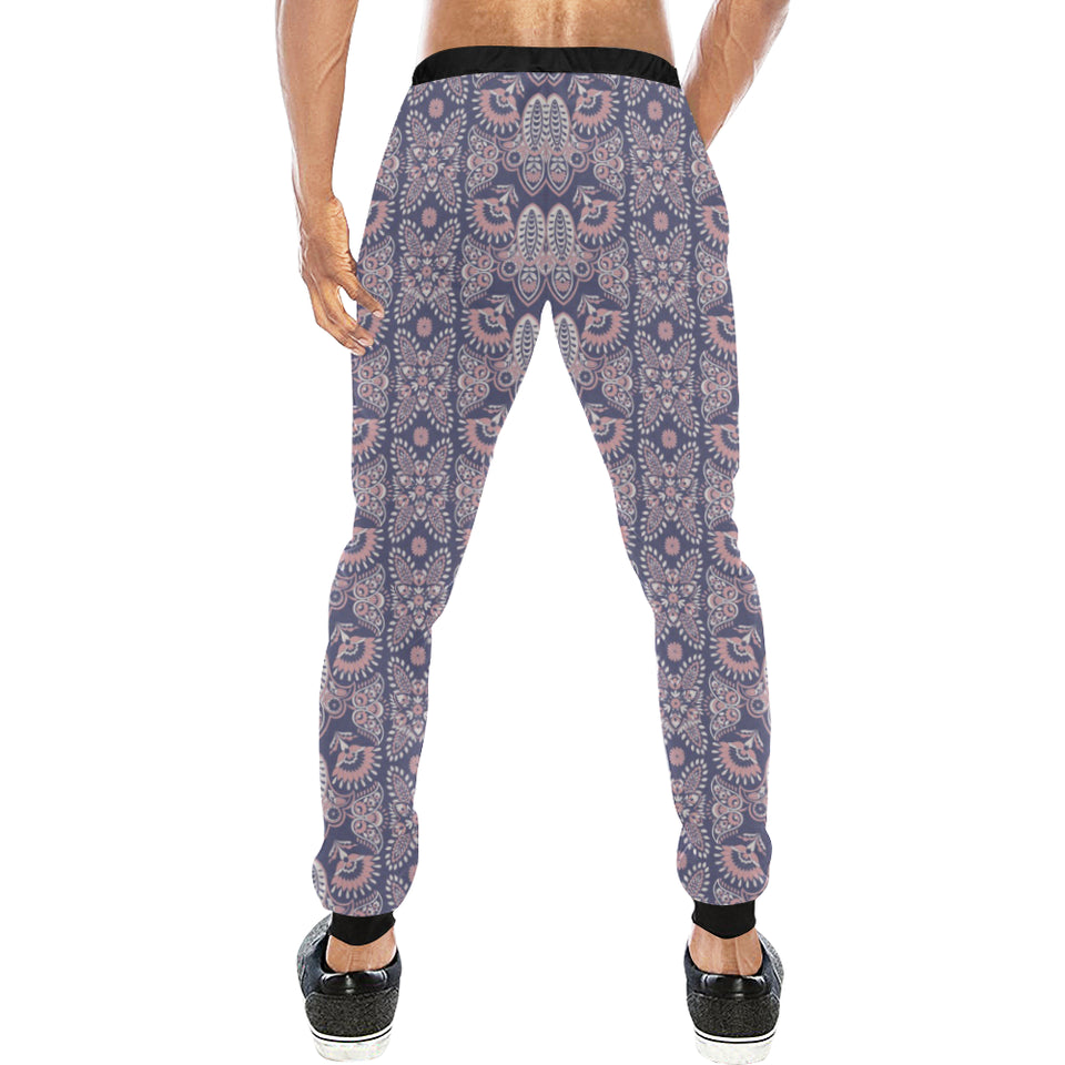 Indian Batik Style pattern Unisex Casual Sweatpants