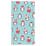 Cute penguin christmas design pattern Bath Towel