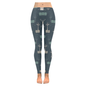 windmill tree pattern Women's Legging Fulfilled In US