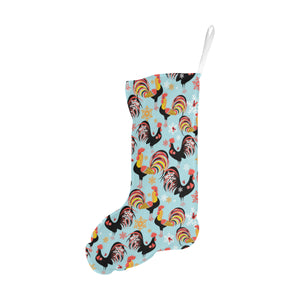 Rooster chicken cock snowfalke Christmas Stocking