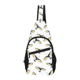 Eagle Pattern Print Design 03 All Over Print Chest Bag