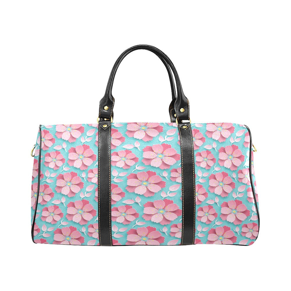 3D sakura cherry blossom pattern Travel Bag
