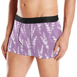 Lavender flowers purple pattern Men's All Over Print Boxer Briefs Men's Underwear