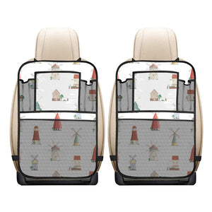windmill design pattern Car Seat Back Organizer