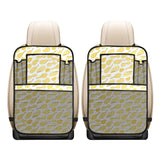 Potato Chips Pattern Print Design 02 Car Seat Back Organizer