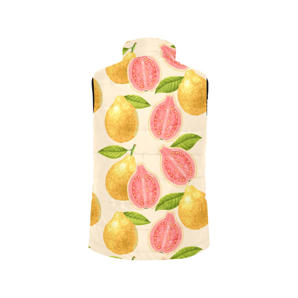 Beautiful guava pattern Women's Padded Vest