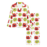 Alien Pattern Print Design 05 Women's Long Pajama Set