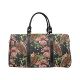 Horse head wild roses pattern Travel Bag