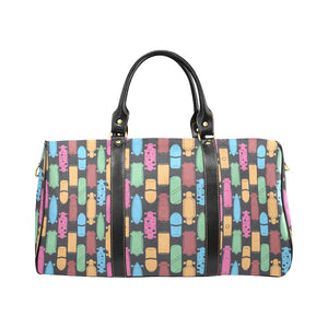 Skate Board Pattern Print Design 02 Travel Bag
