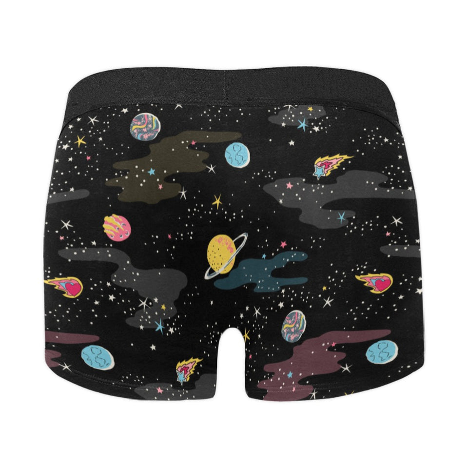 space pattern Men's All Over Print Boxer Briefs Men's Underwear