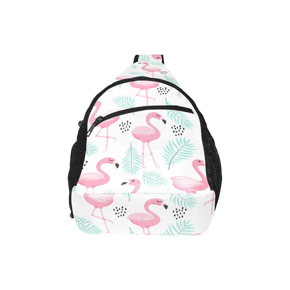 Cute flamingo pattern All Over Print Chest Bag