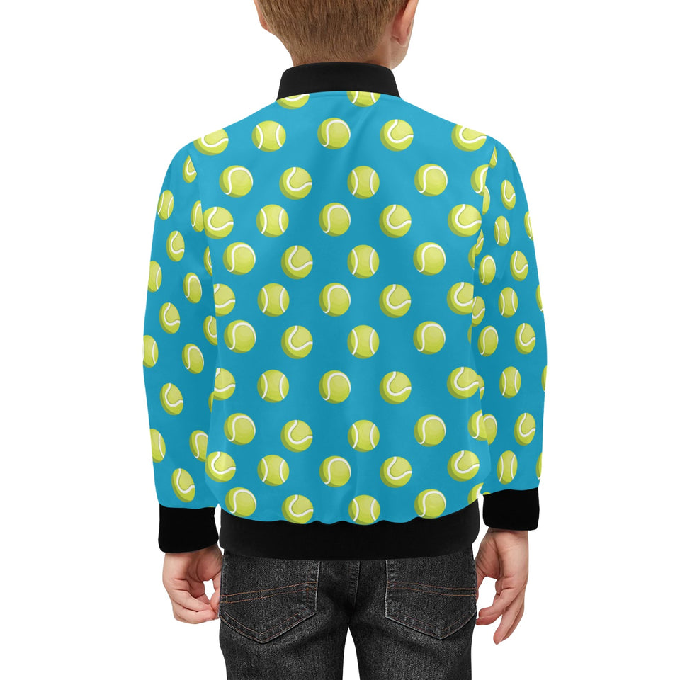 Tennis Pattern Print Design 05 Kids' Boys' Girls' Bomber Jacket