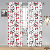 Yorkshire Terrier Pattern Print Design 04 Gauze Curtain
