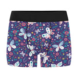 Colorful butterfly flower pattern.eps Men's All Over Print Boxer Briefs Men's Underwear
