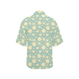 Tea pots Pattern Print Design 02 Women's All Over Print Hawaiian Shirt