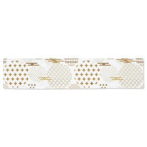 Beautiful gold japanese pattern Table Runner
