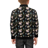 Hummingbird Pattern Print Design 03 Kids' Boys' Girls' Bomber Jacket