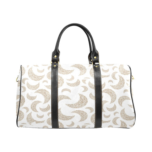 Cool gold moon abstract pattern Travel Bag