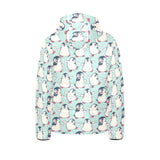 Cute Penguin pattern Kids' Boys' Girls' Padded Hooded Jacket