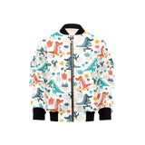 Cute Crocodile Pattern Kids' Boys' Girls' Bomber Jacket