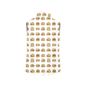 Hamburger Pattern Print Design 02 Men's Padded Vest